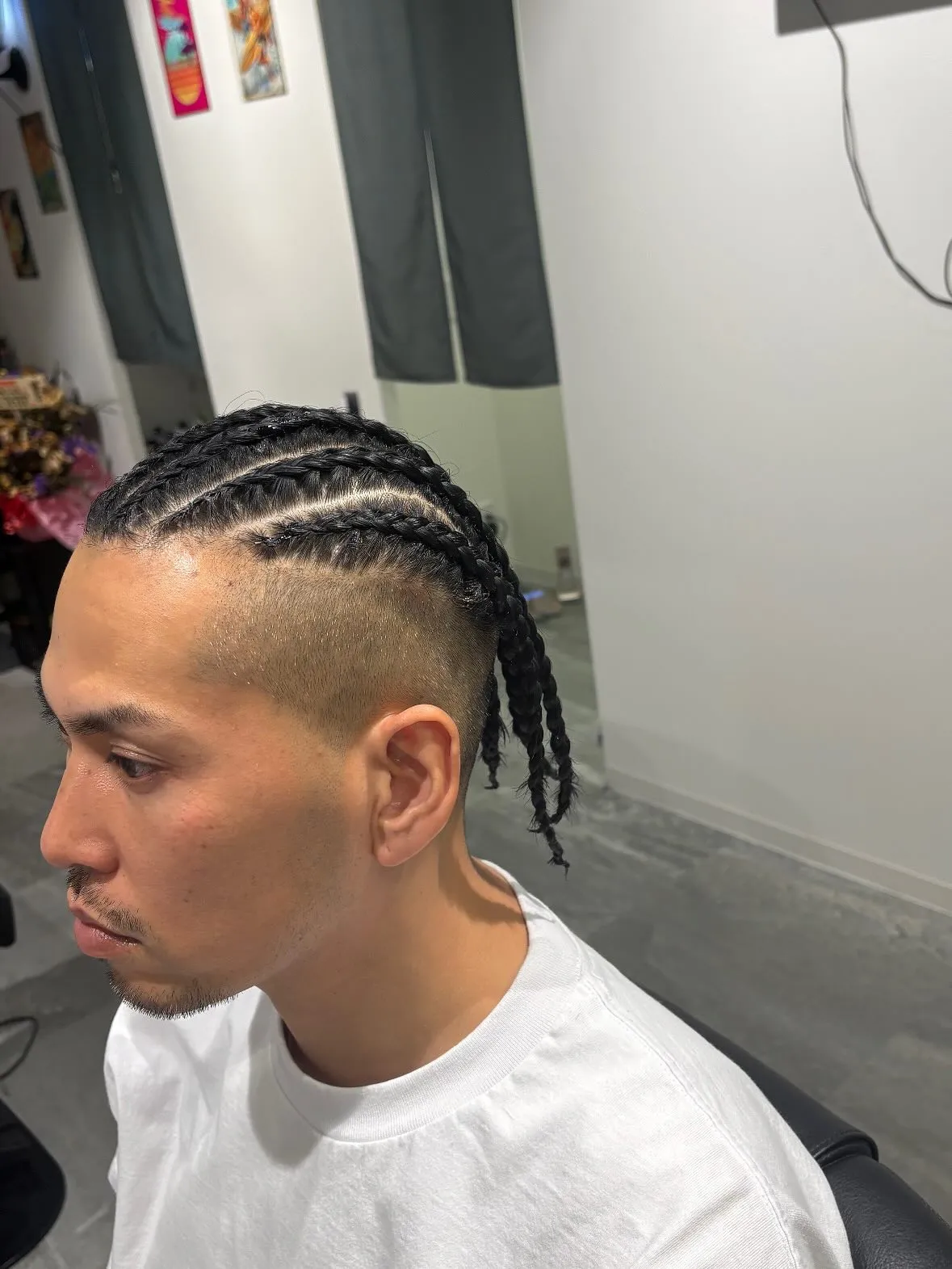 cornrow⚡️⚡️#barbershop #fade #...